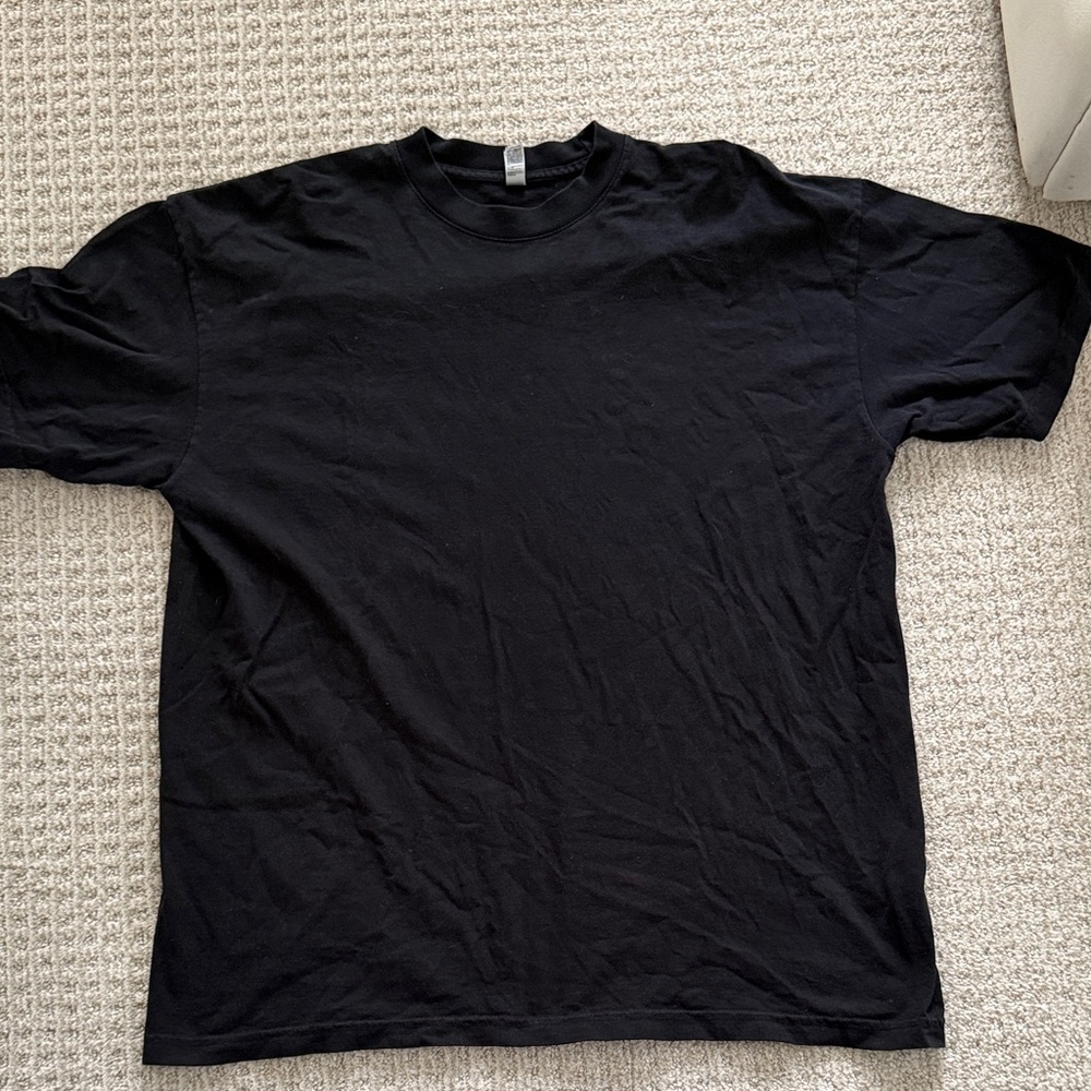 Los Angeles Apparel Black Short Sleeve Tee